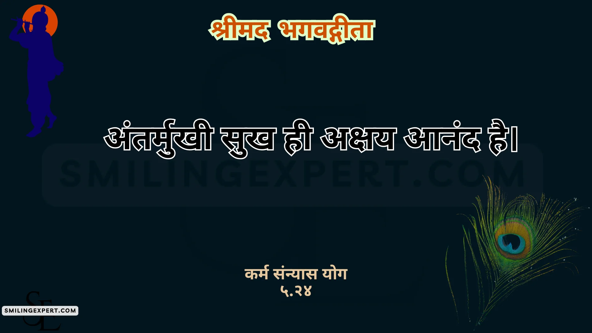 quotes in hindi from Bhagavad Gita Chapter 5 – Karma Sannyasa Yoga